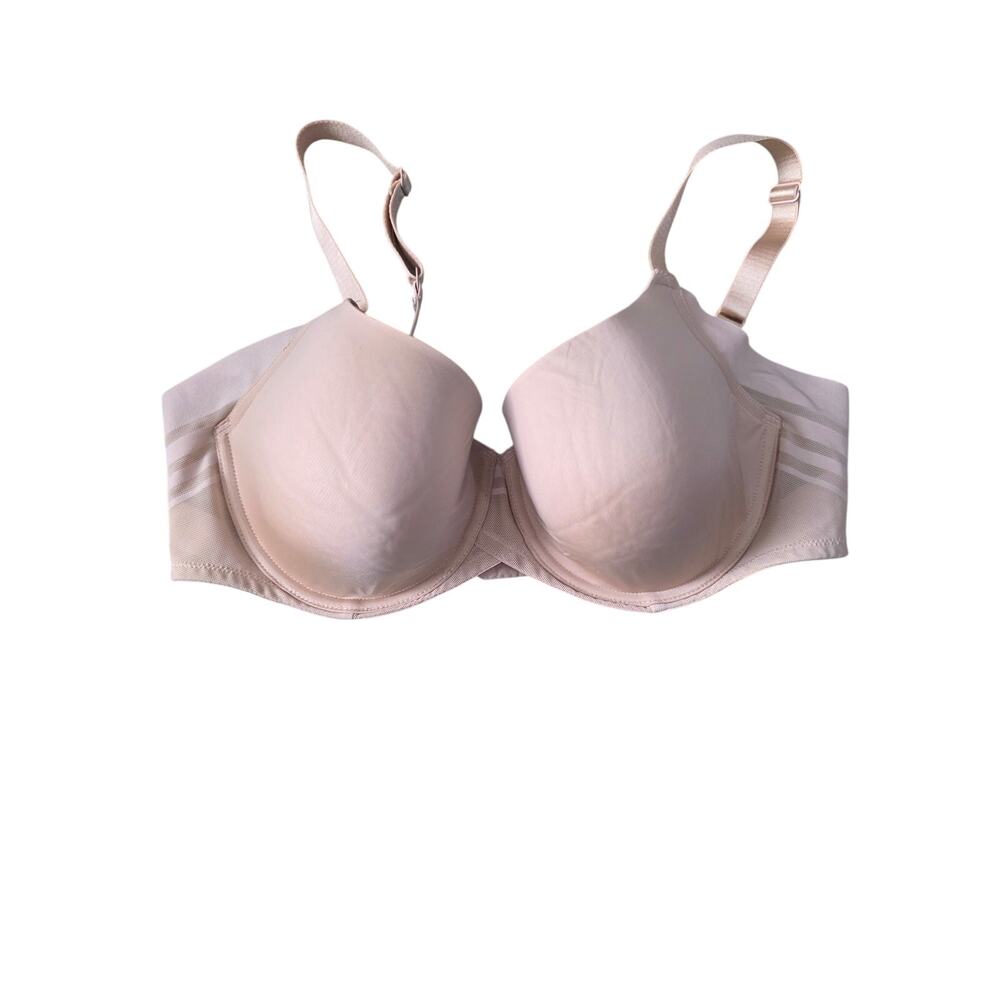 Felina Bra 38C Womens Tan Underwired Padded Adjustable Straps Full Coverage